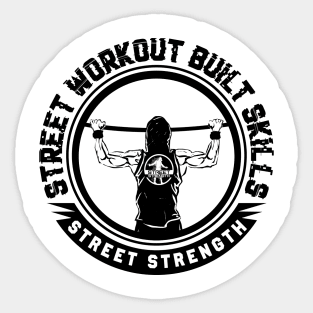 STREET WORKOUT - SKills Sticker